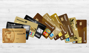 Các loại thẻ tín dụng đặt thù trong cách thanh toán.