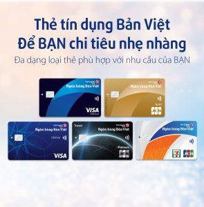 Các loại thẻ tín dụng đặt thù trong cách thanh toán tiếp theo.