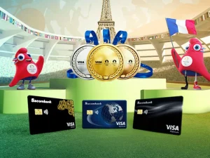 Chủ thẻ Sacombank Visa có cơ hội nhận vé Olympic 2024.